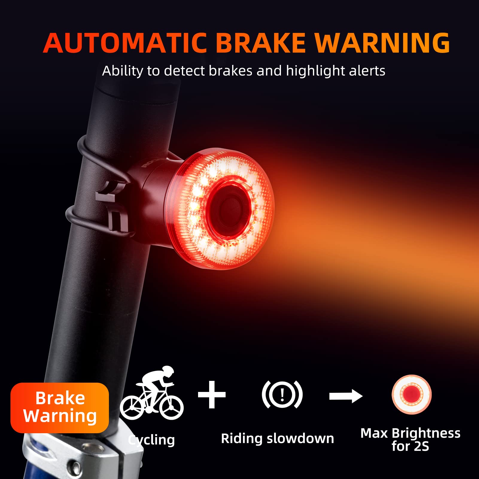Tail Light Break Sense USB-C IPX7