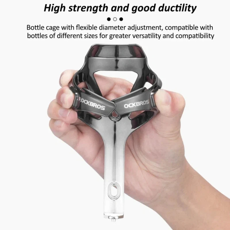 High-quality MTB and road bike bottle holder with eye-catching gradient