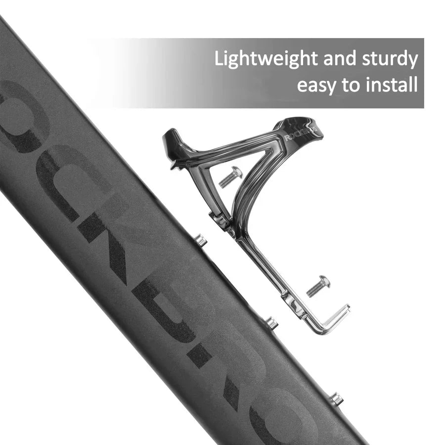 Easy-mount ROCKBROS bottle cage with strong toughness and ductility