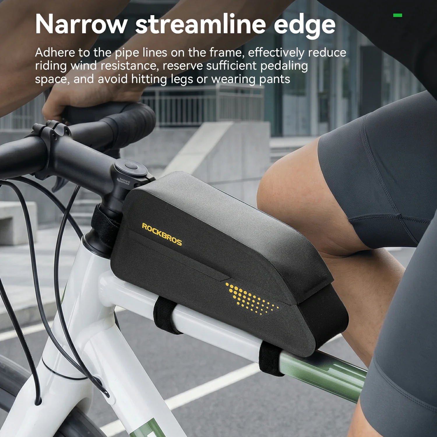 Magnetic Top Tube Bag 0.8L Water-Resistant Bike Frame Bag