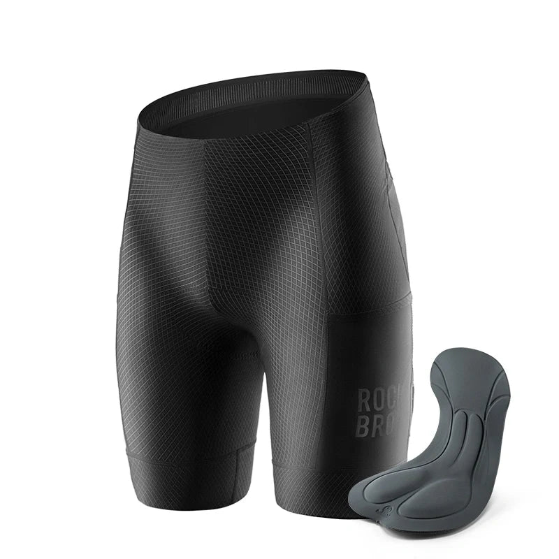 Men’s Padded Cycling Shorts – Breathable Quick-Dry