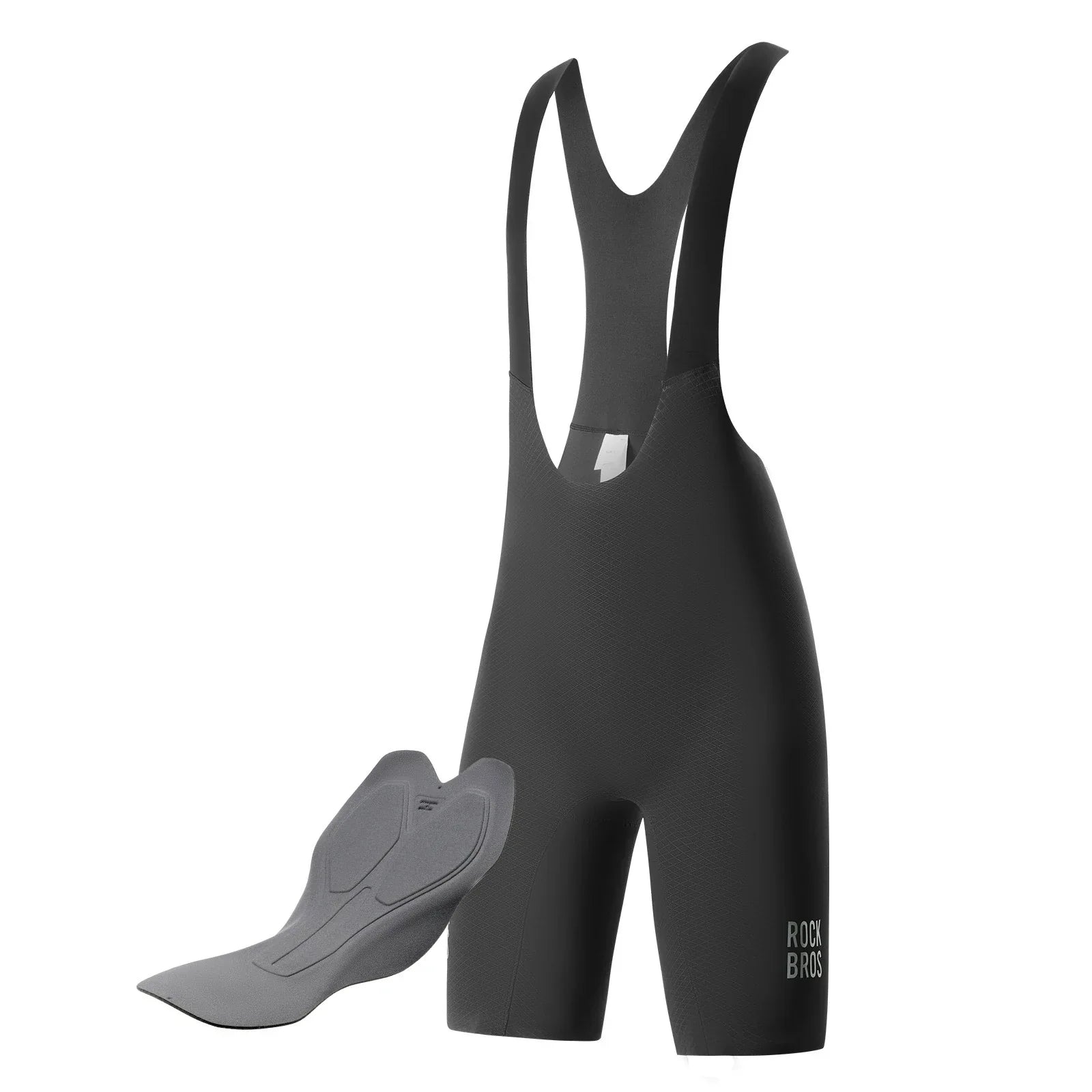 ROCKBROS mens cycling bib shorts featuring rockbros logo