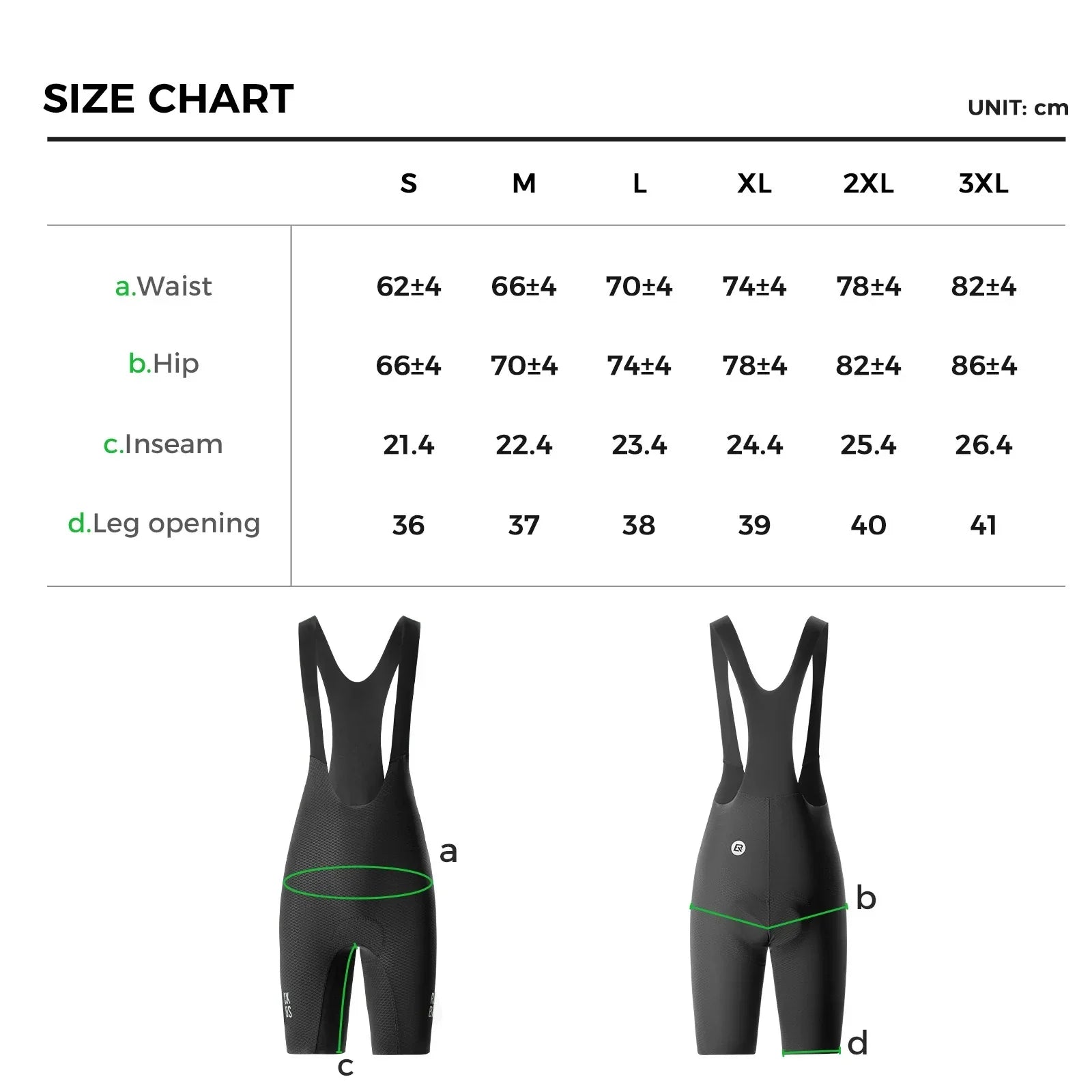 ROCKBROS mens cycling bib shorts featuring rockbros logo