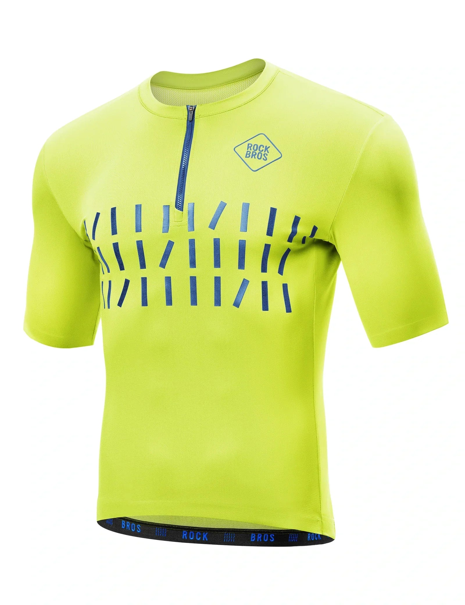 ROCKBROS mens short sleeve cycling jersey half zip