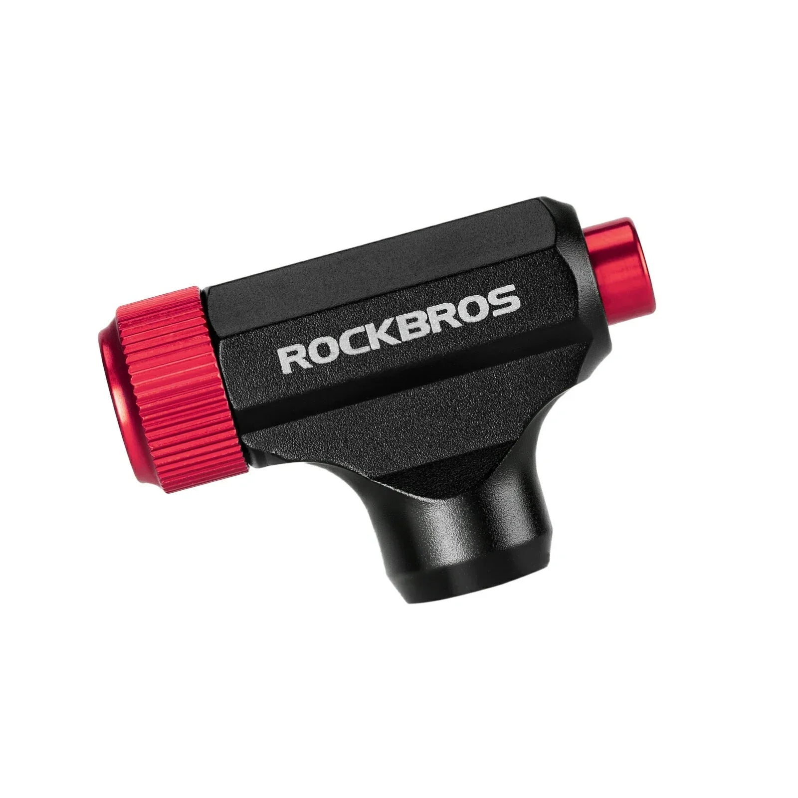 ROCKBROS mini bicycle pump with barometer Presta & Schrader valve #Size_Push-Type