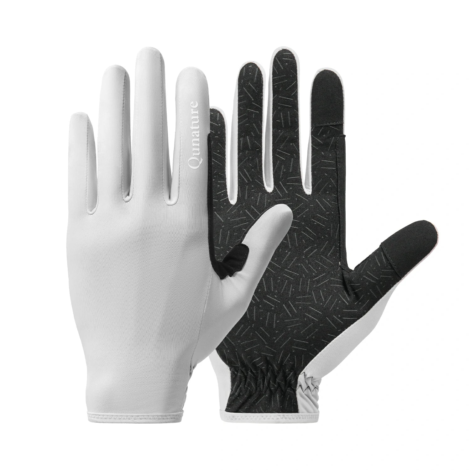 Lightweight outdoor sun protection gloves #Color_Light Gray