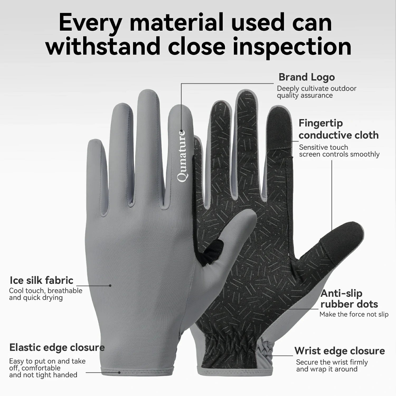 Sun gloves for outdoor sports