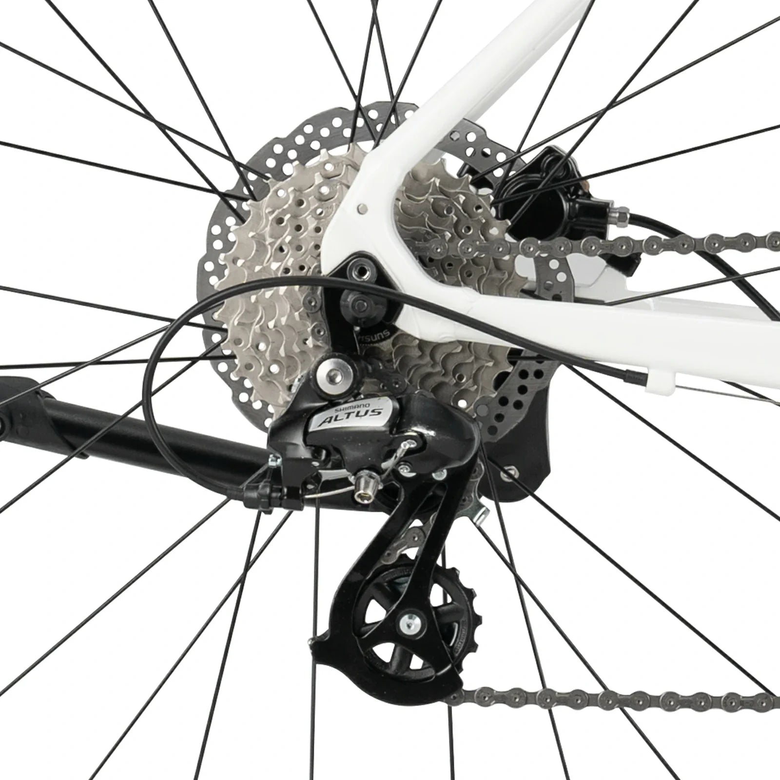 p2e-road-bike-green-rear-derailleur #color_green