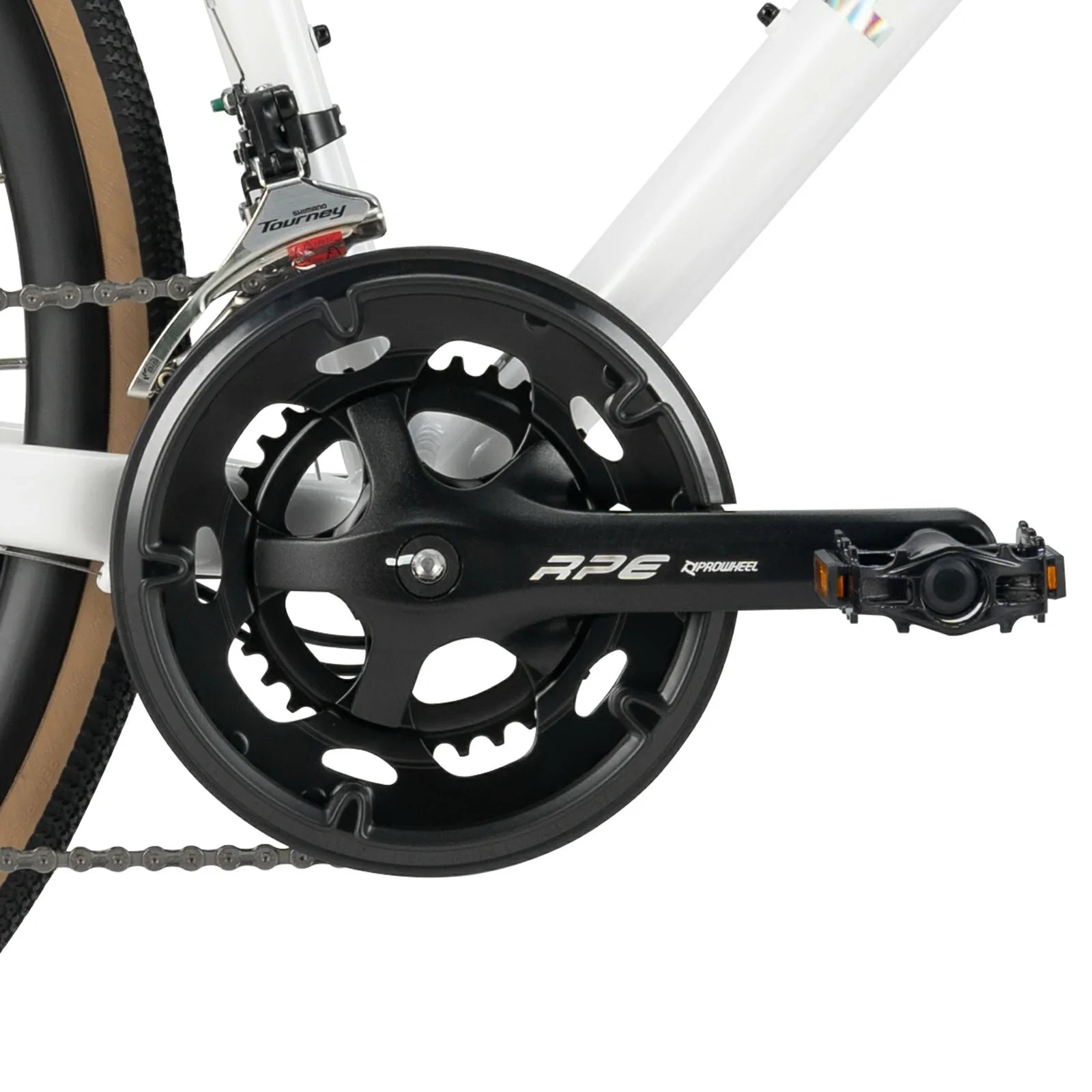 p2e-road-bike-white-crankset #color_white