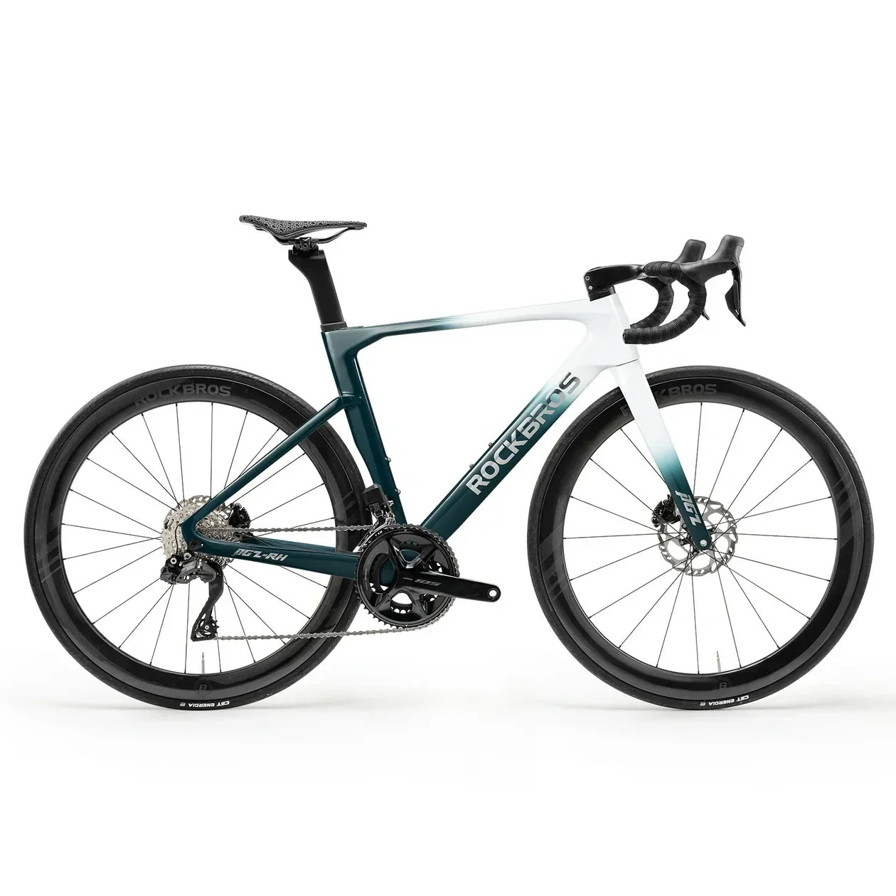 #Kits_Shimano R7170 kit color_White dark green