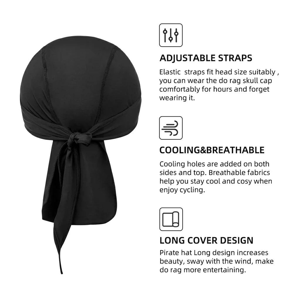 Quick drying cycling head cover for road biking and outdoor sports
