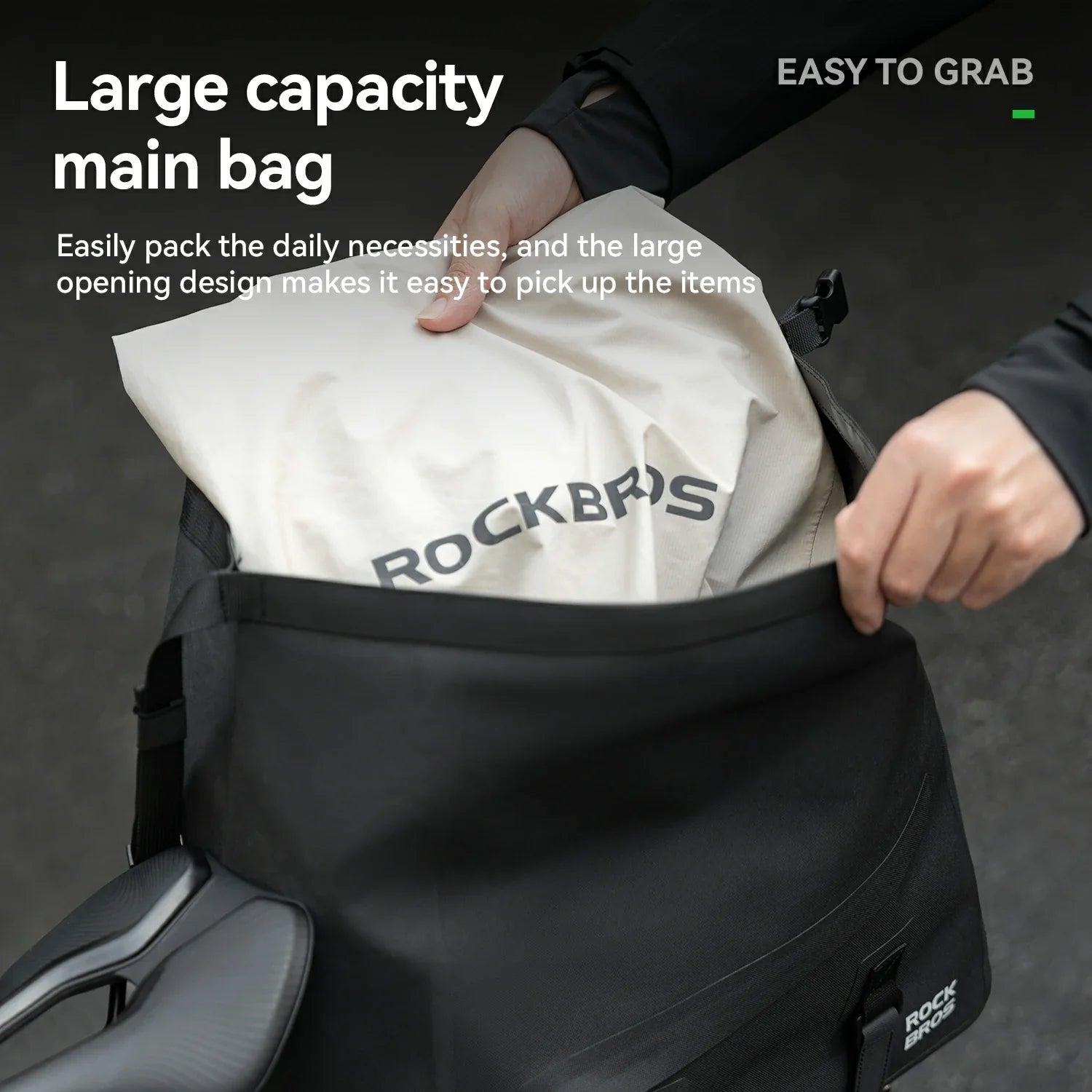 ridemate-100%-waterproof-bike-rear-rack-bag-16L
