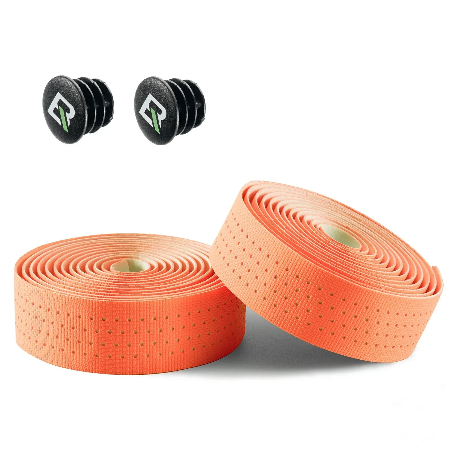 Extra long 220cm 3mm thick road bike handlebar tape for comfort and grip#Style_Orange with white base-Gel