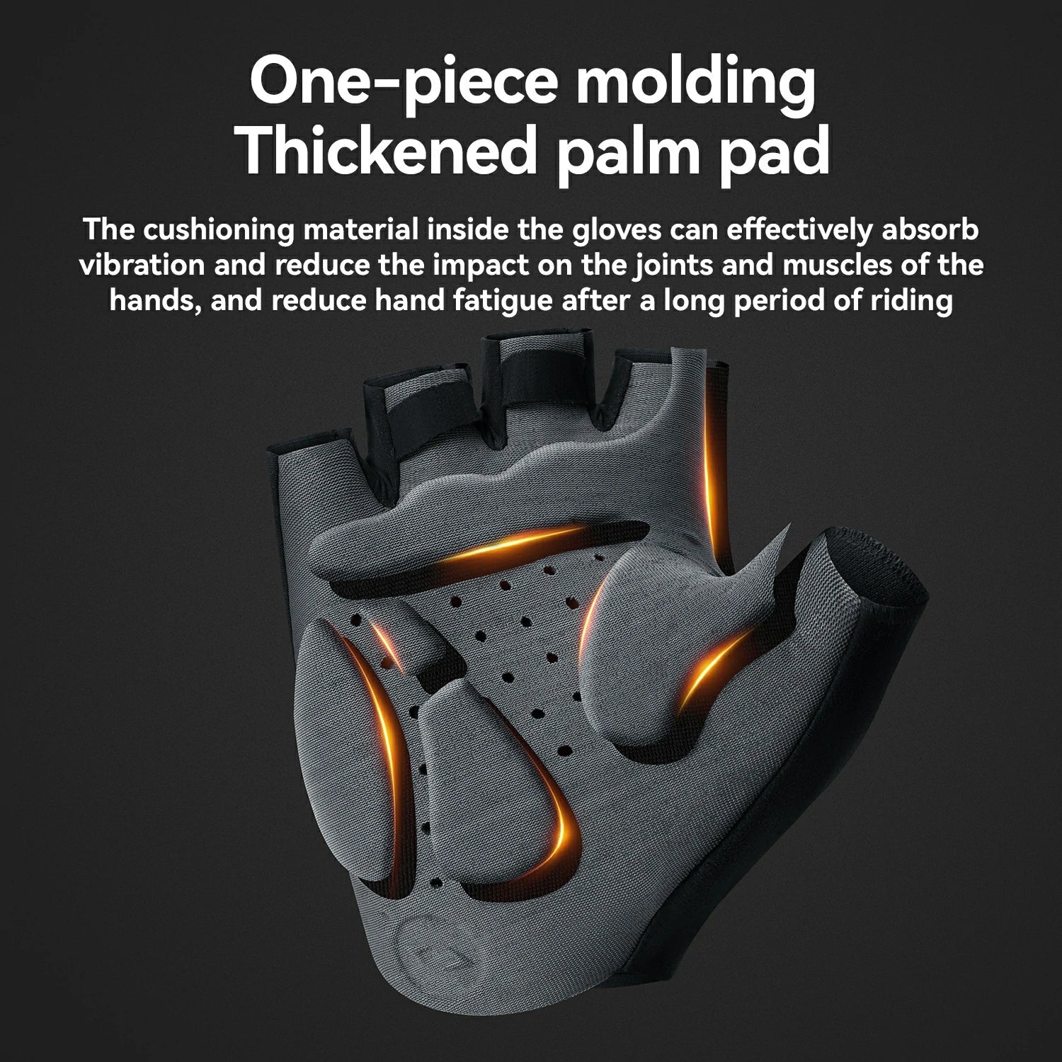 ROAD TO SKY Elastic Interface? Cycling Short Finger Gel Padded Gloves