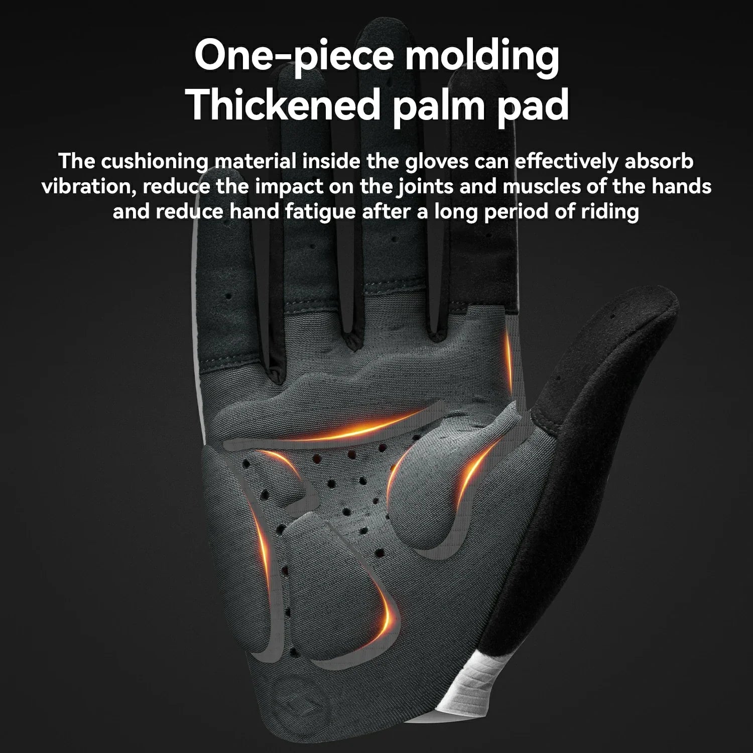 ROAD TO SKY Long Finger Elastic Interface? Cycling Gel Padded Gloves