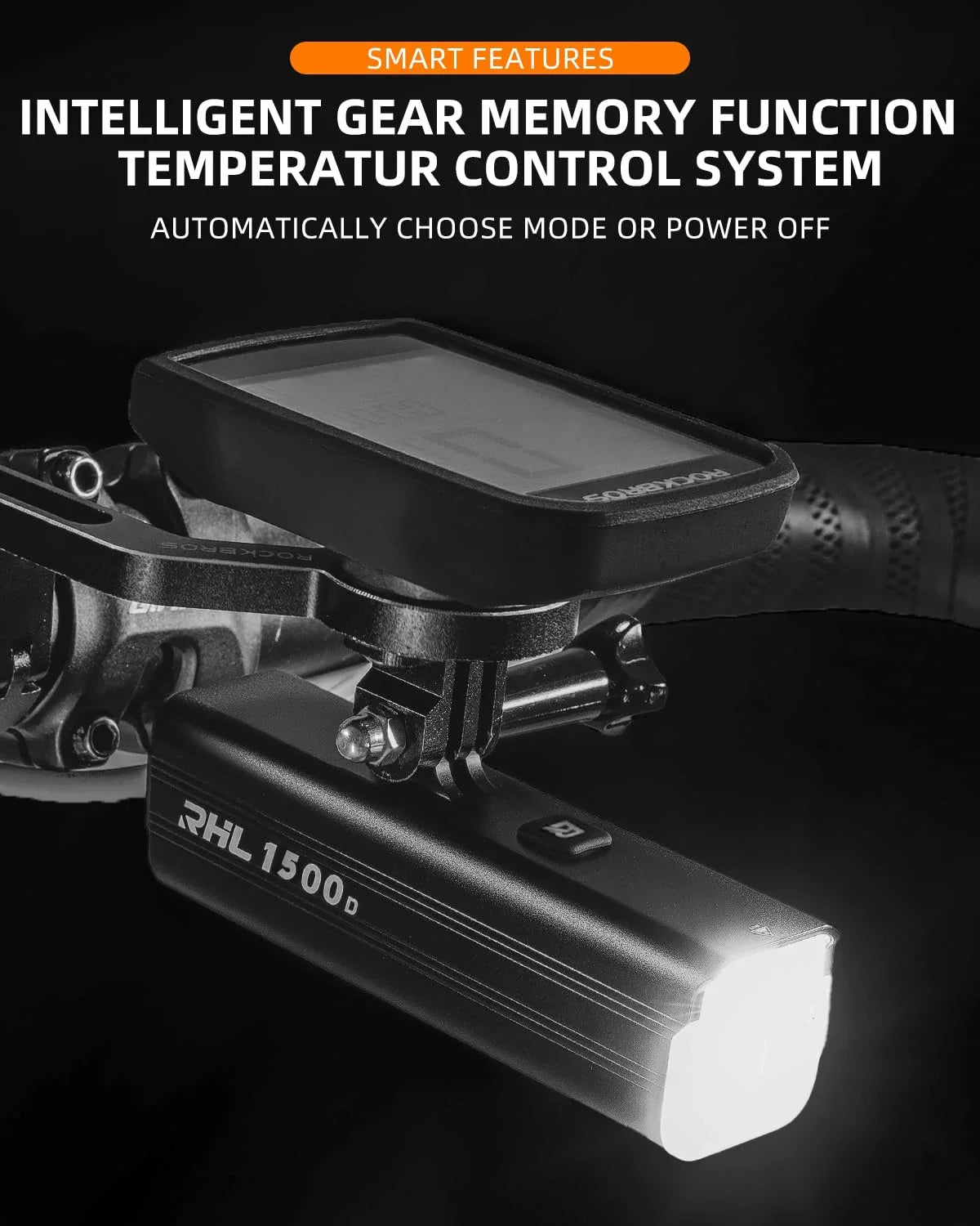 RHL 1000LM Bike Light Basic version