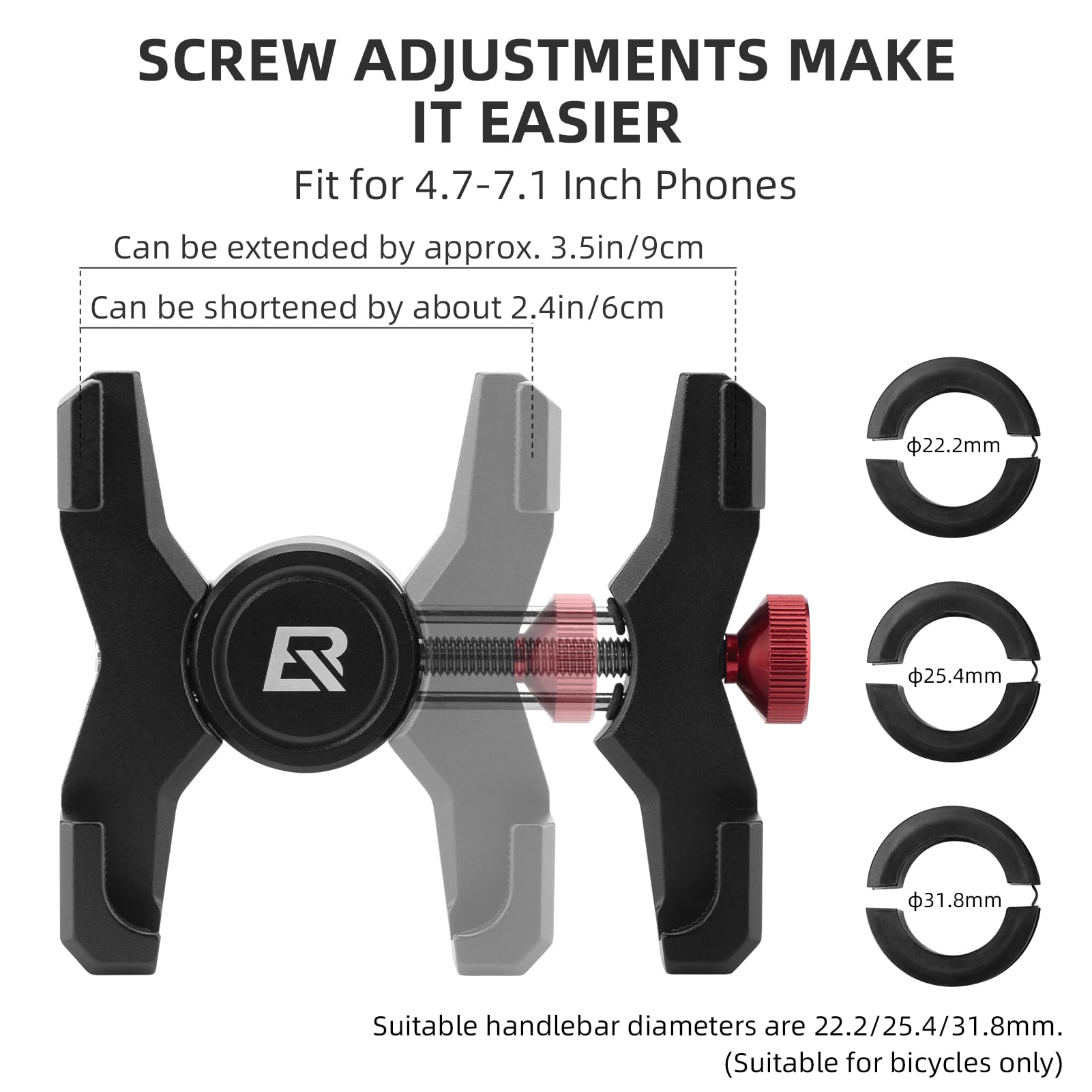 rockbros-bike-phone-holder,-aluminum-handlebar-mount-for-4.7-7.1"-phones#color_handlebar-mount#color_Clamp ring model