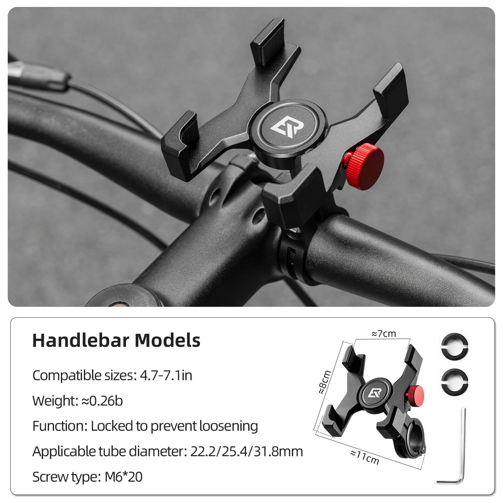 rockbros-bike-phone-holder,-aluminum-handlebar-mount-for-4.7-7.1"-phones#color_handlebar-mount#color_Clamp ring model