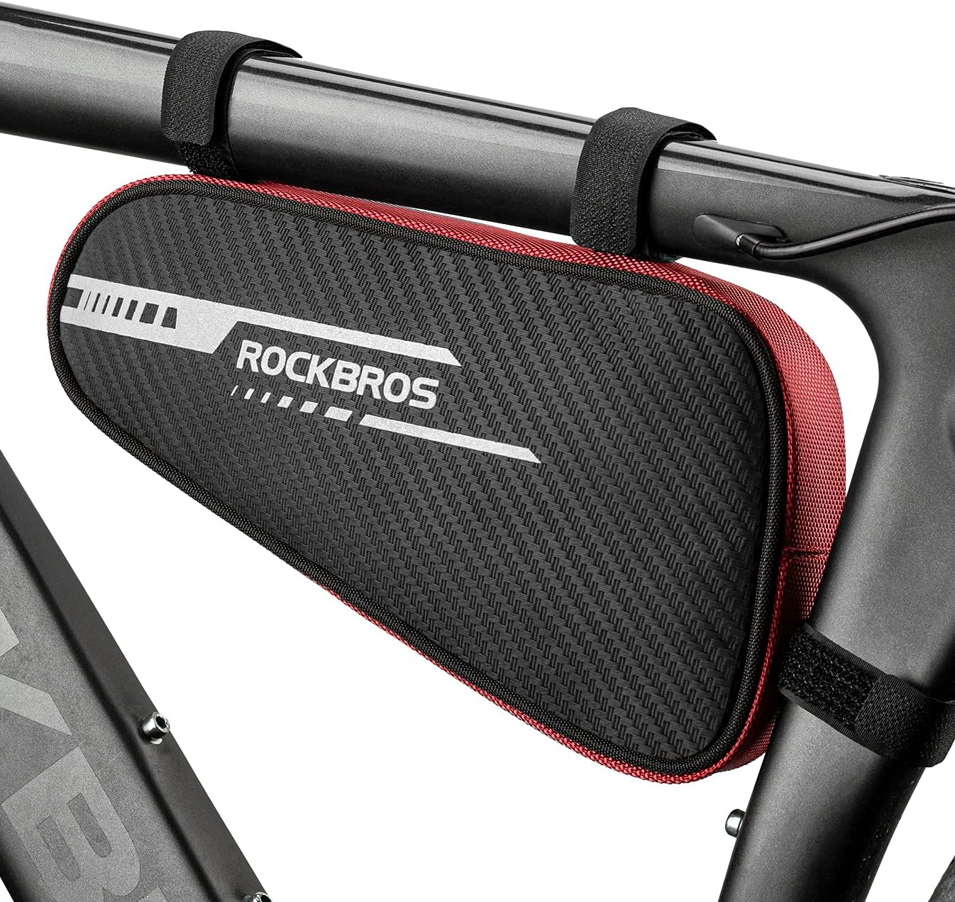 red rockbros bike triangle bag#color_red