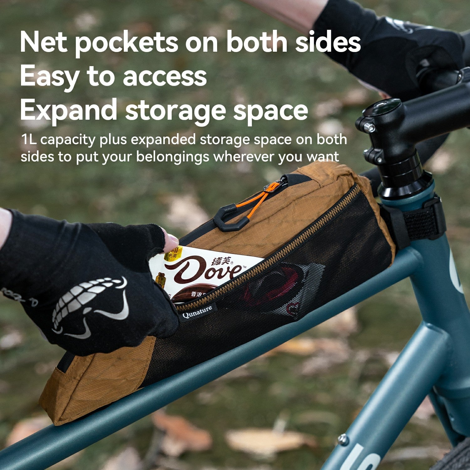 mountain and road bikepacking bag large storage