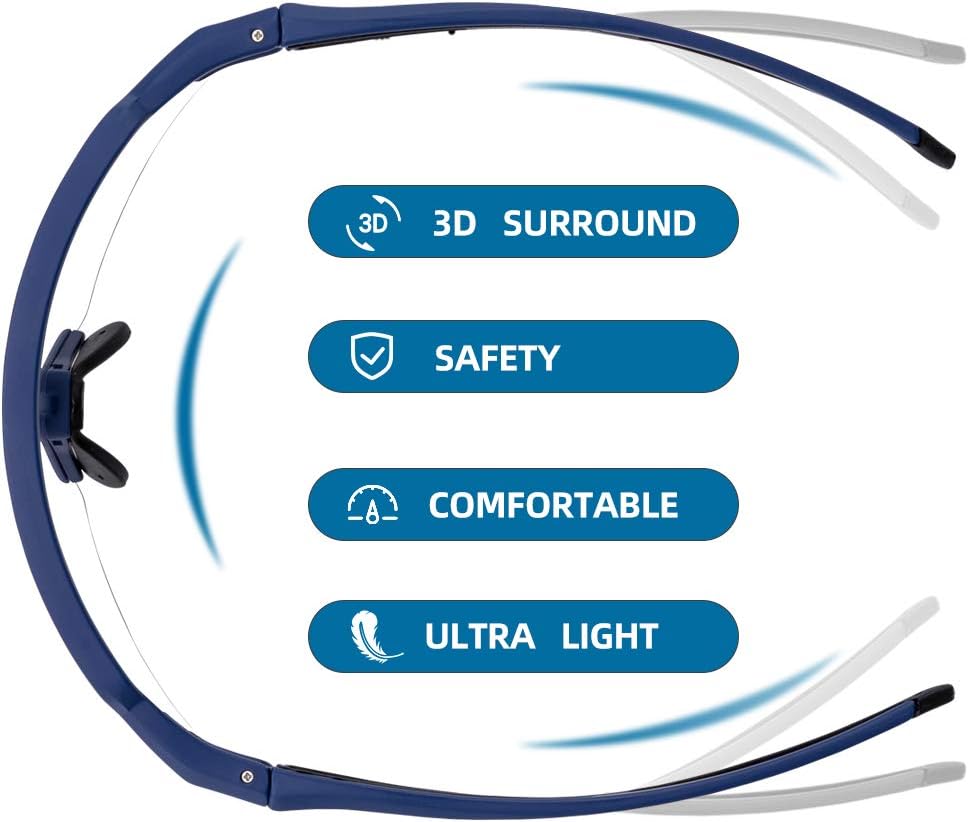 uv400 photochromic sunglasses for outdoor use#color_blue