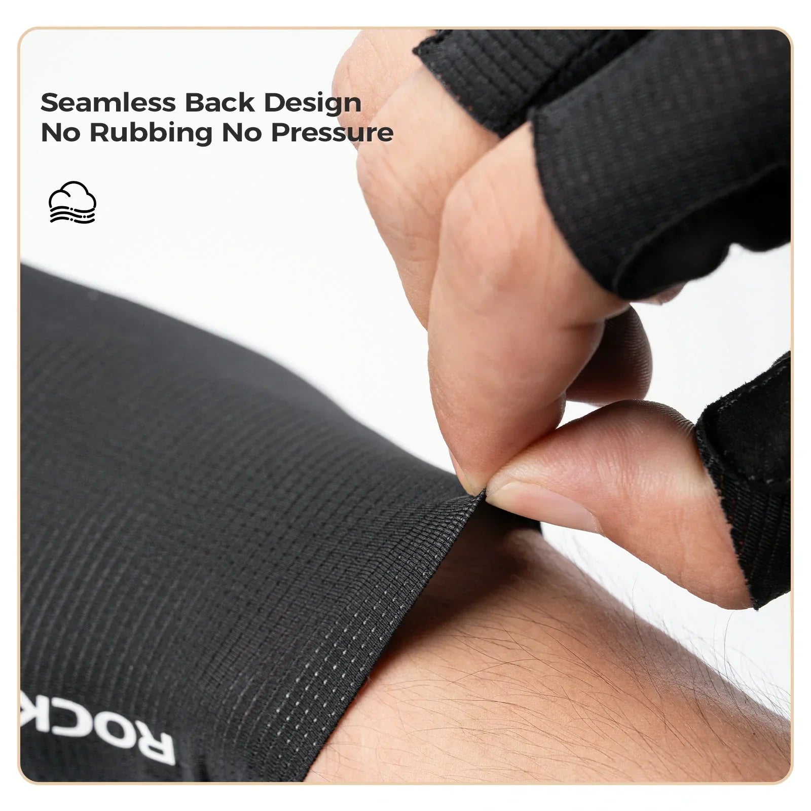 Plain Full-Finger Cycling Gloves