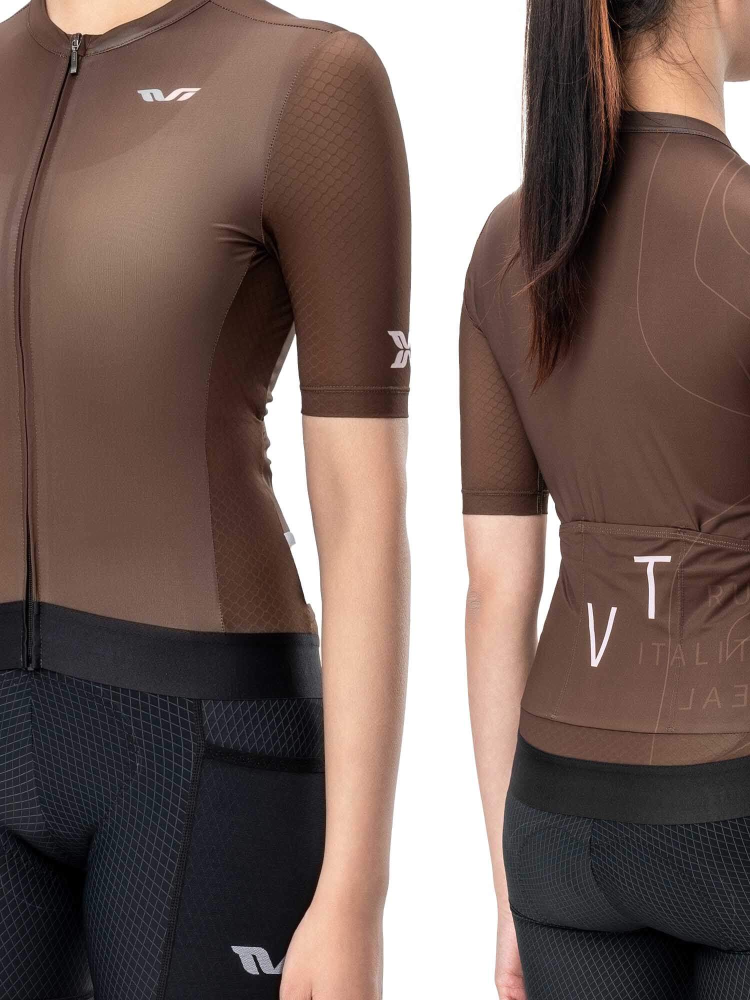 ROCKBROS TVI women?ˉs short sleeve cycling jersey, breathable and lightweight