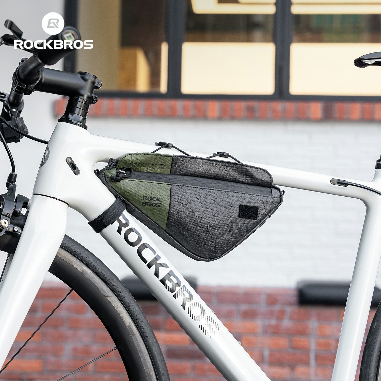 splash-proof bicycle triangle storage bag for mtb road