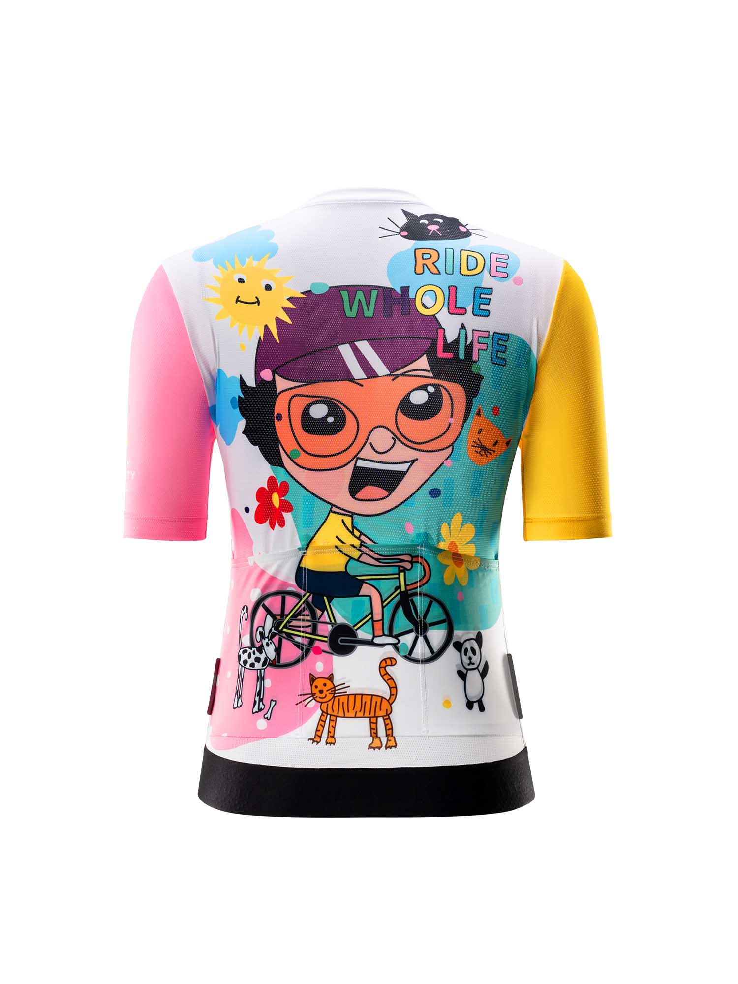 Women?ˉs ROCKBROS Vibrant Vacation short-sleeve cycling jersey in TVI fit