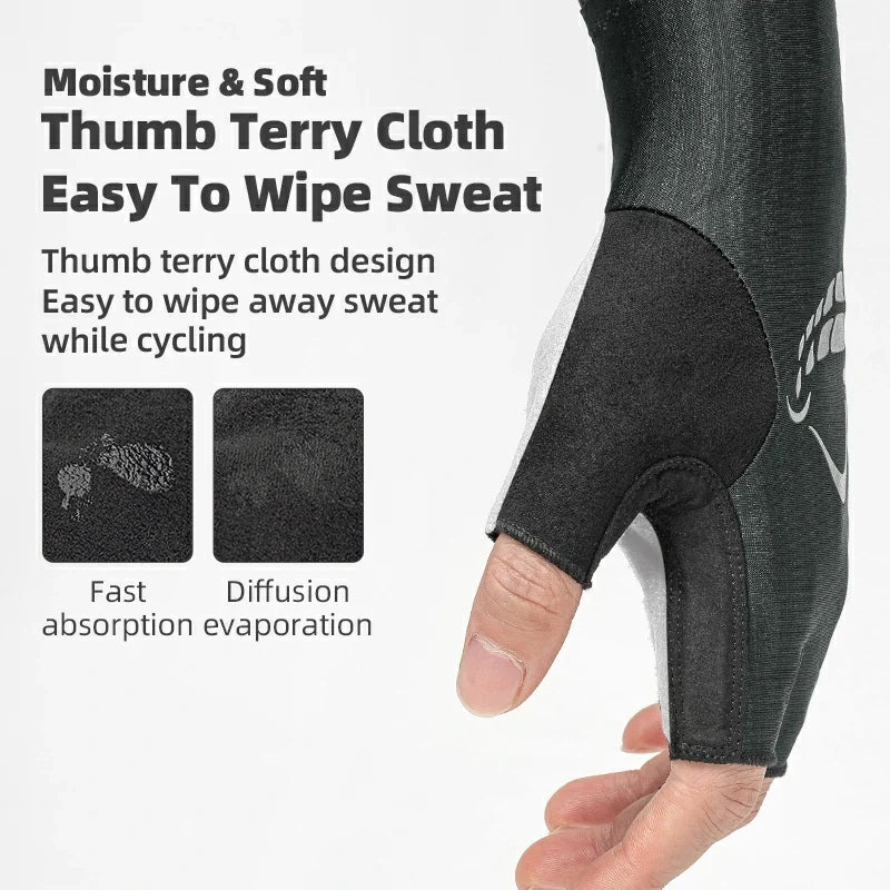 Half Finger Bike Padded Cycling Gloves
