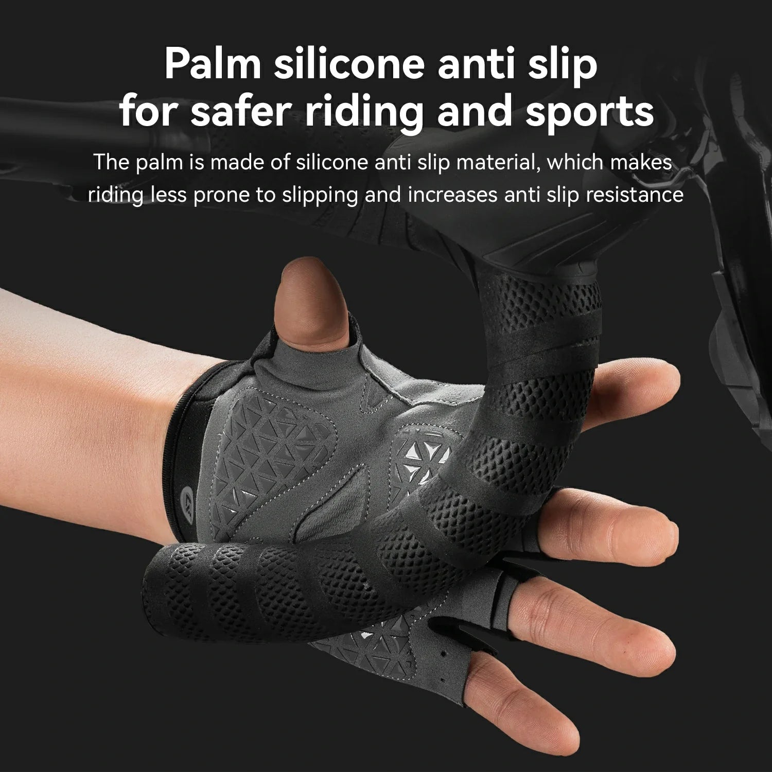 S424 Half Finger Bike Gloves Breathable