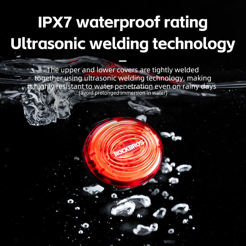 Smart Bike Tail Light Brake Sensing IPX7