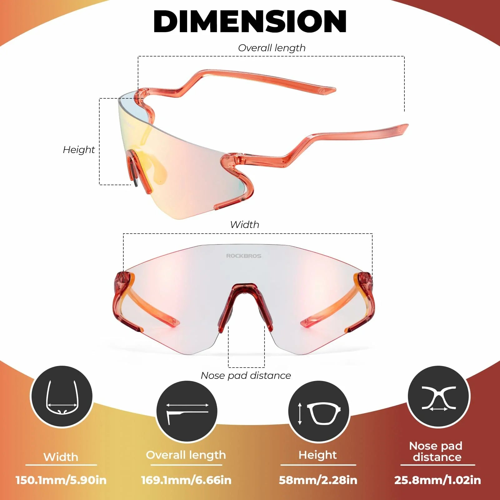 sports-photochromic-sunglasses-uv-protection-tr90-frame-rockbros#color_red