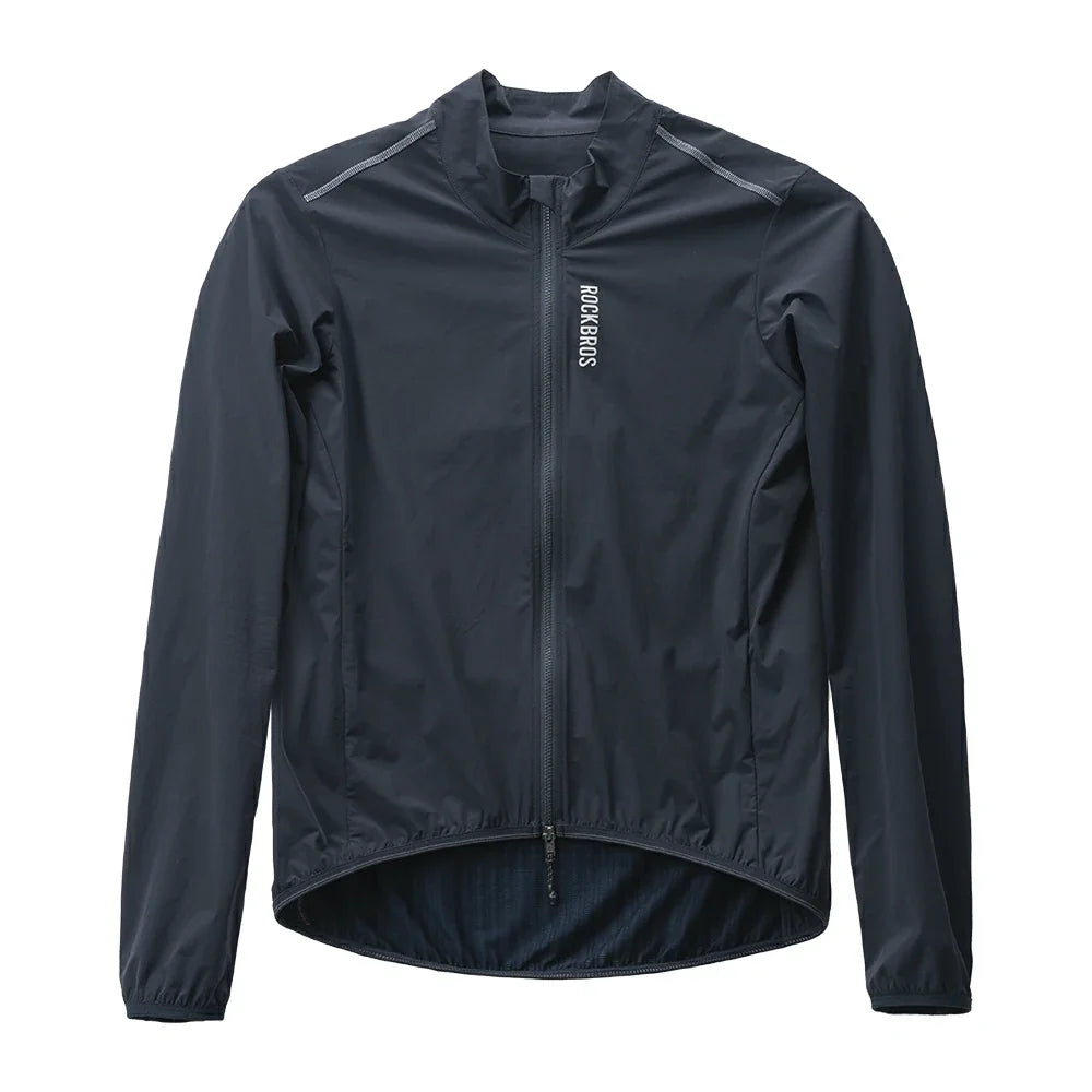 Blue jacket with 'ROCKBROS' branding on a white background #color_Blue
