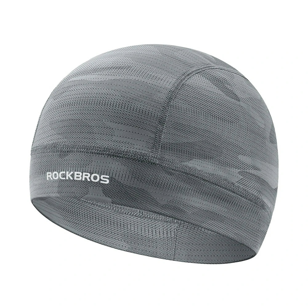 Gray cap with 'RockBros' branding on a white background #Color_Gray Color2_None