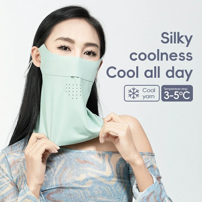 Lightweight cooling balaclava for cycling and outdoor use