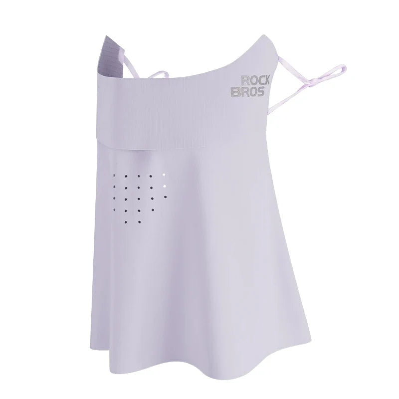 Light purple mask with 'Rock Birds' text on a white background #color_purple