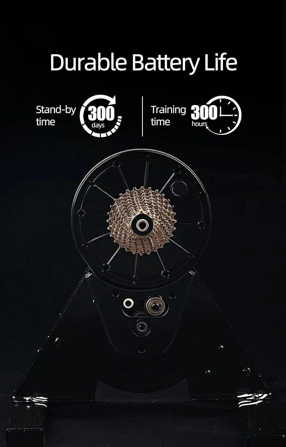 ThinkRider A1 Bike Trainer 11-Speed Cassette ANT+  Bluetooth Simulates 3% Slope