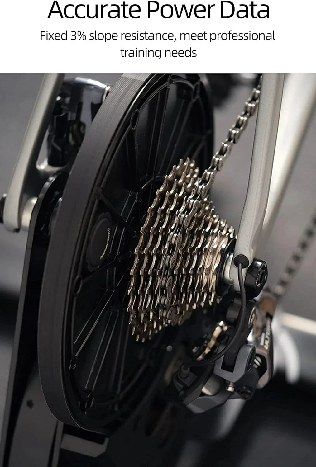 ThinkRider A1 Bike Trainer 11-Speed Cassette ANT+  Bluetooth Simulates 3% Slope