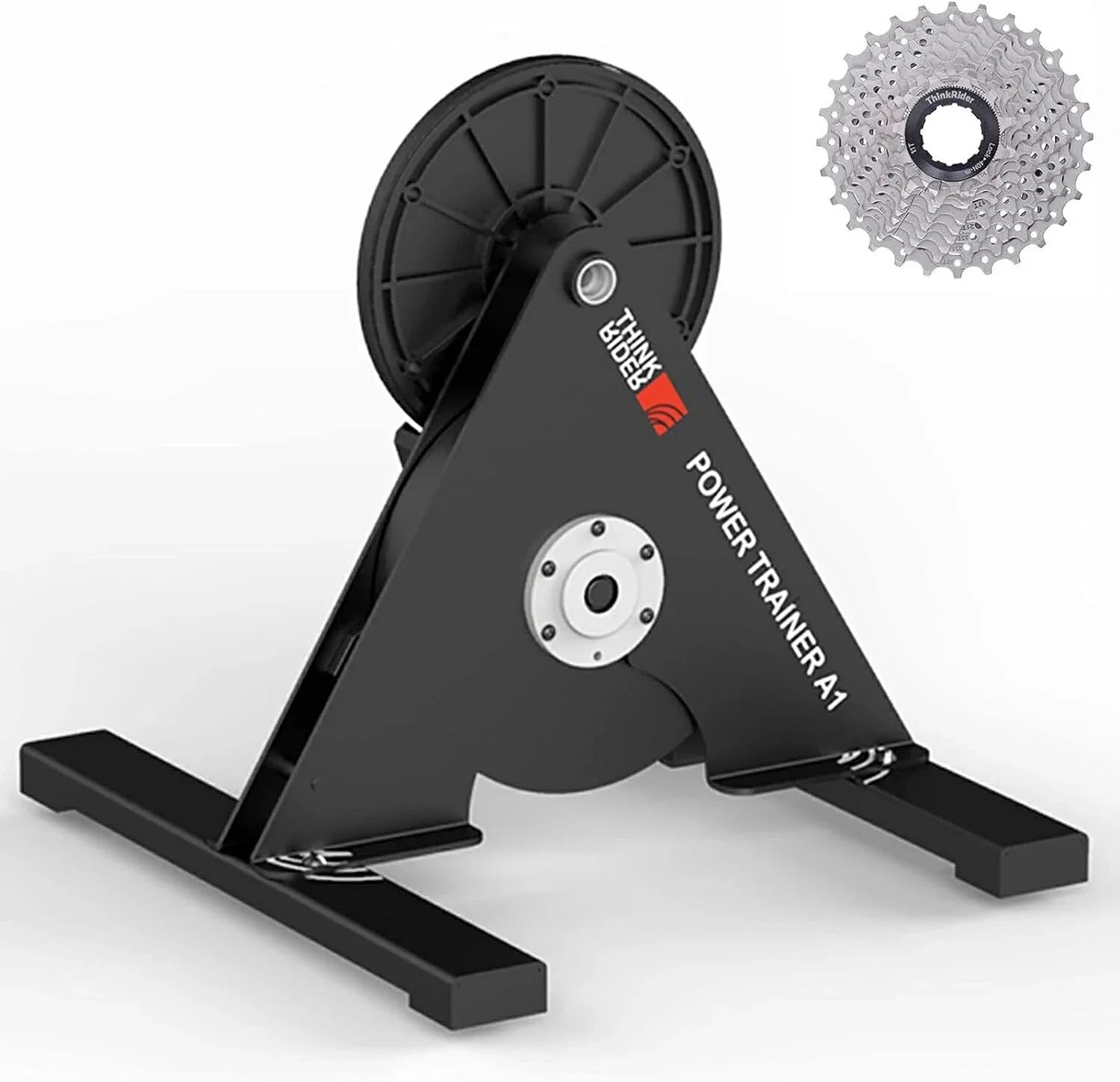 ThinkRider A1 Bike Trainer 11-Speed Cassette ANT+  Bluetooth Simulates 3% Slope