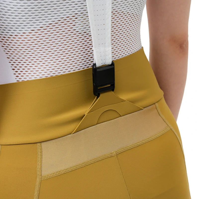 Yellow apron with a black buckle on a white background  #color_Yellow