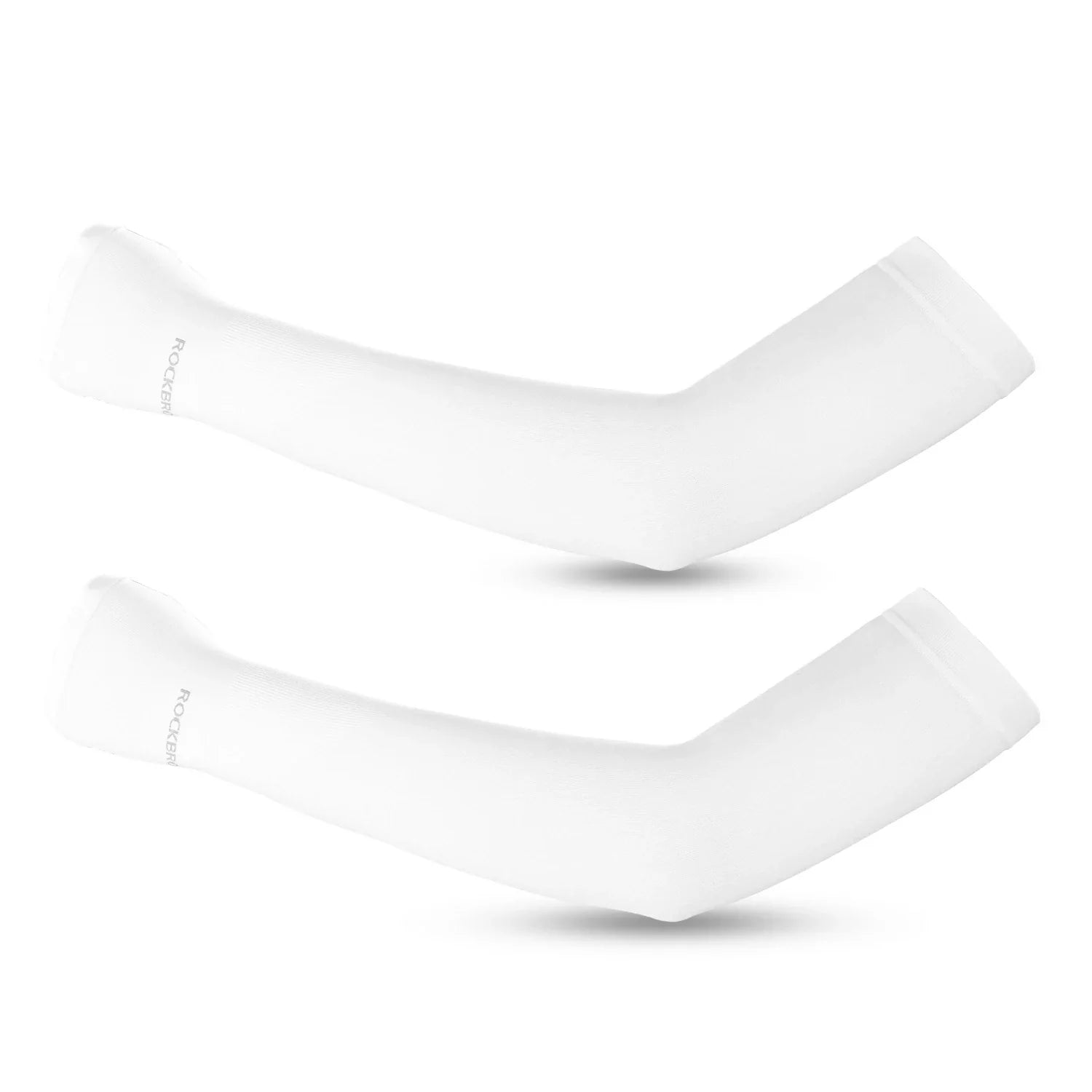 UPF50+ sun protection arm sleeves #Color_White
