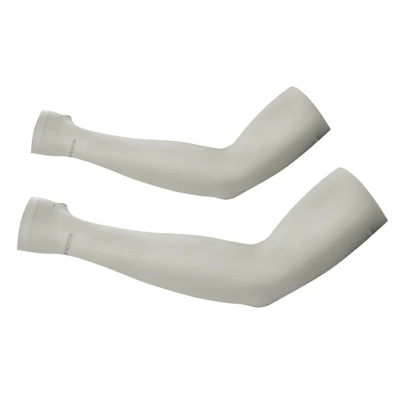 Breathable arm sleeves for outdoor sports #Color_Light Gray