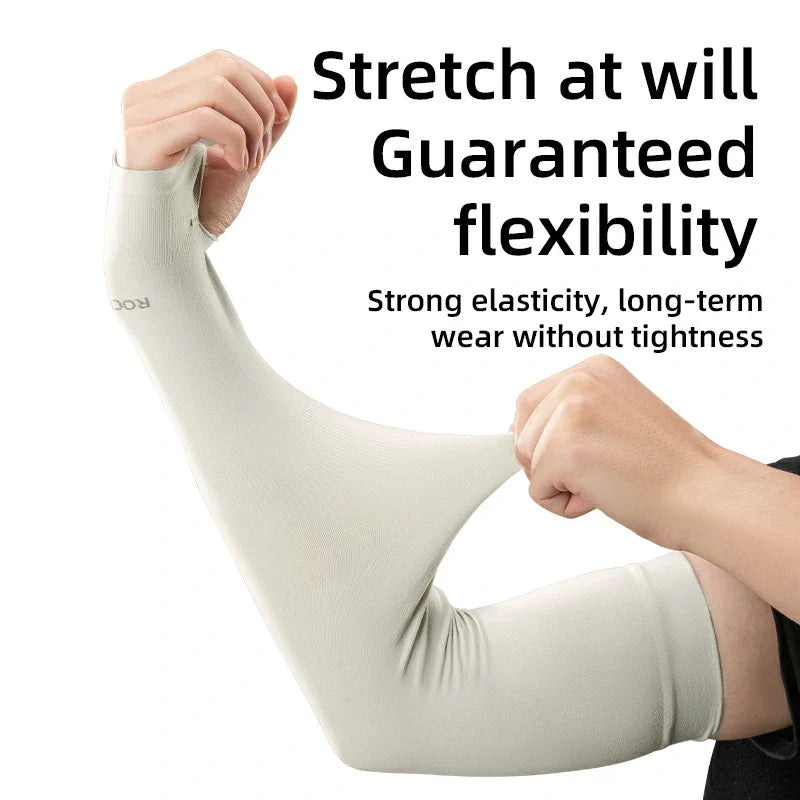 Breathable cooling arm sleeves
