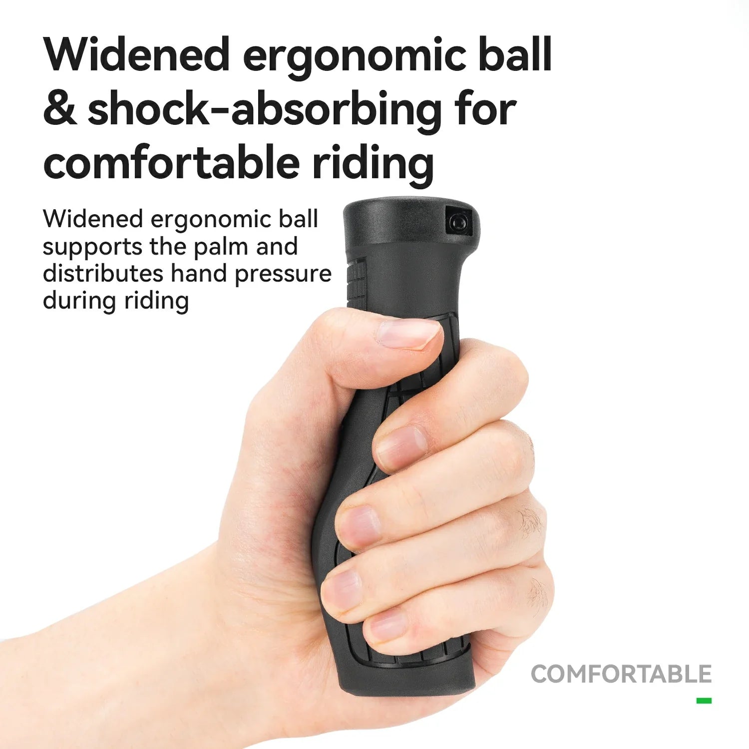 Wider Ergonomic Ball Handlebar Grips