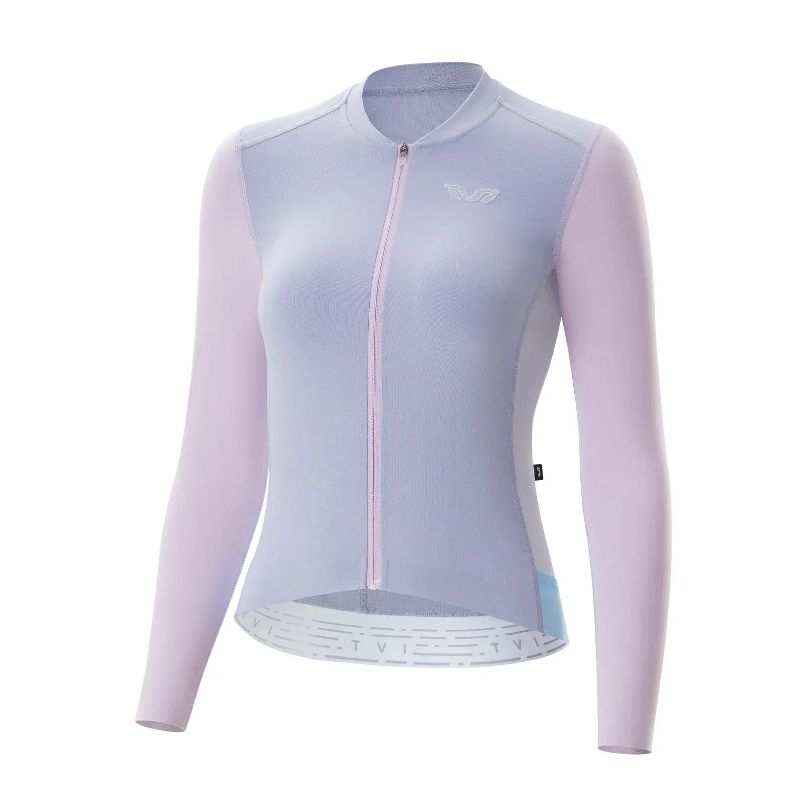 ROCKBROS women cycling jersey breathable moisture long sleeve#Color_Pink Purple