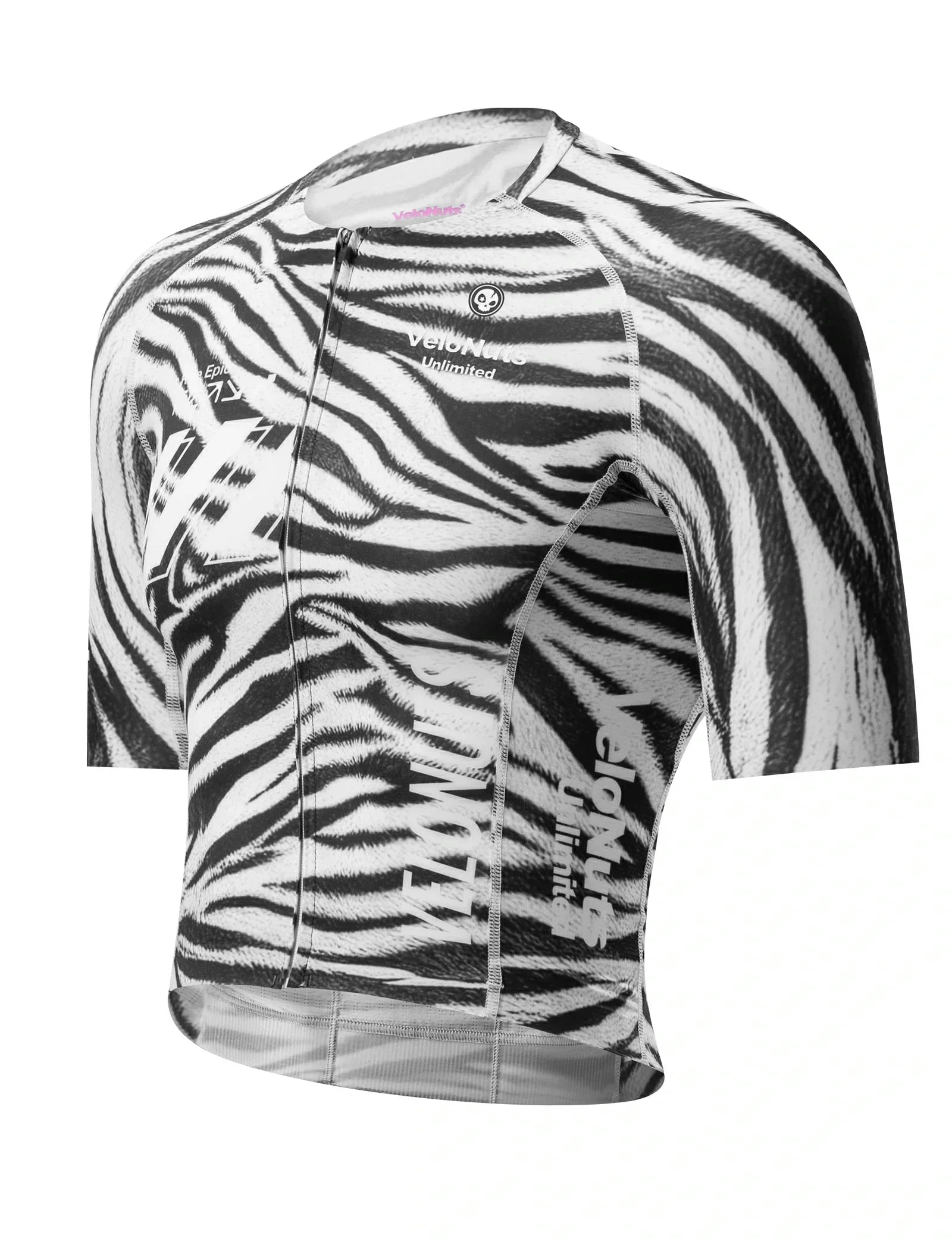VeloNuts women?ˉs cycling jersey zebra stripe breathable