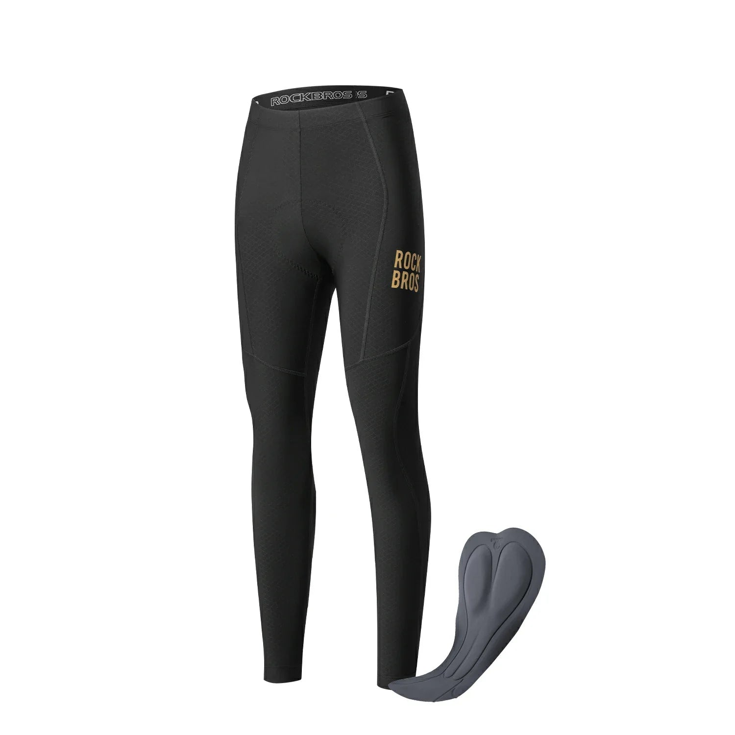 Men’s fleece cycling pants with Italian chamois padding