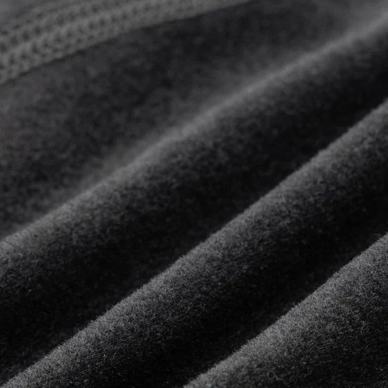 Cold weather cycling tights with moisture-wicking fabric