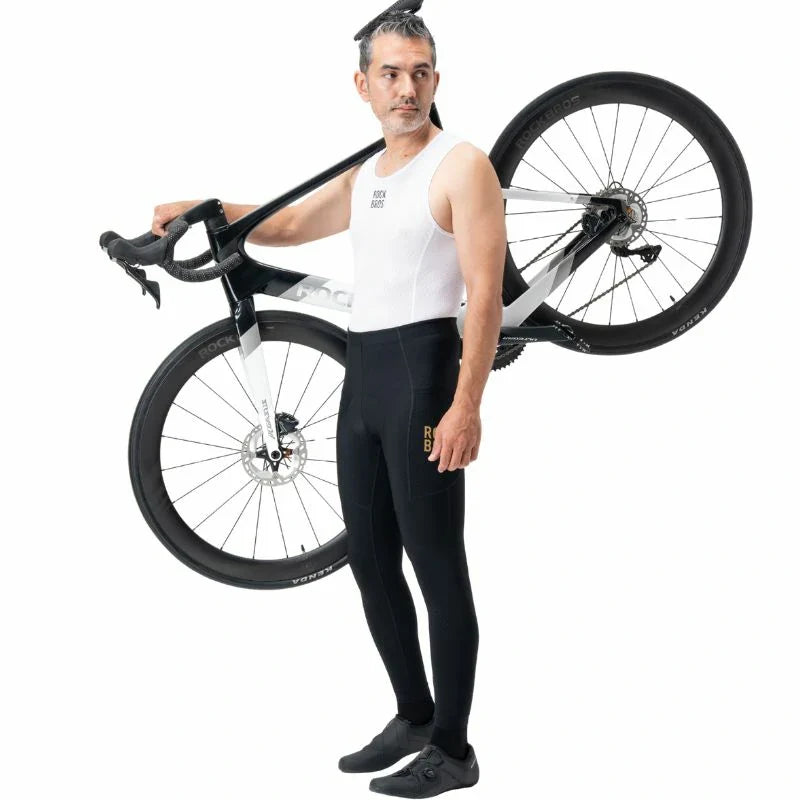 Men‘s Cycling Fleece Tights-Wright for 43–65°F